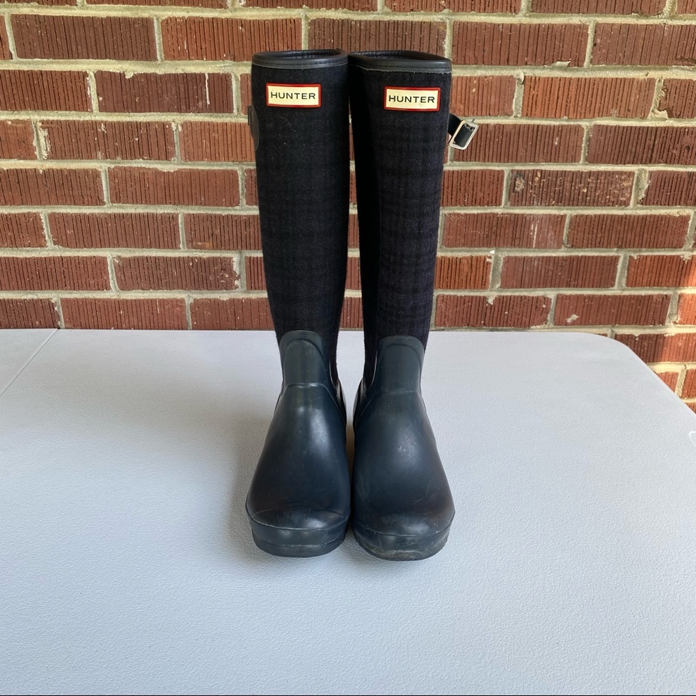 Hunter Allayna Rain Wool Boots - Picture 1 of 12